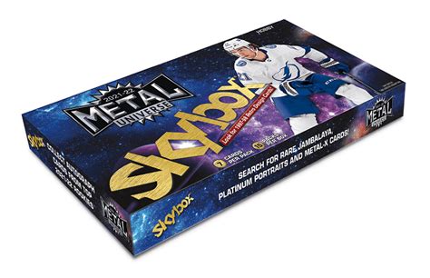 2021-22 upper deck skybox metal universe hockey hobby box|skybox metal hockey roster.